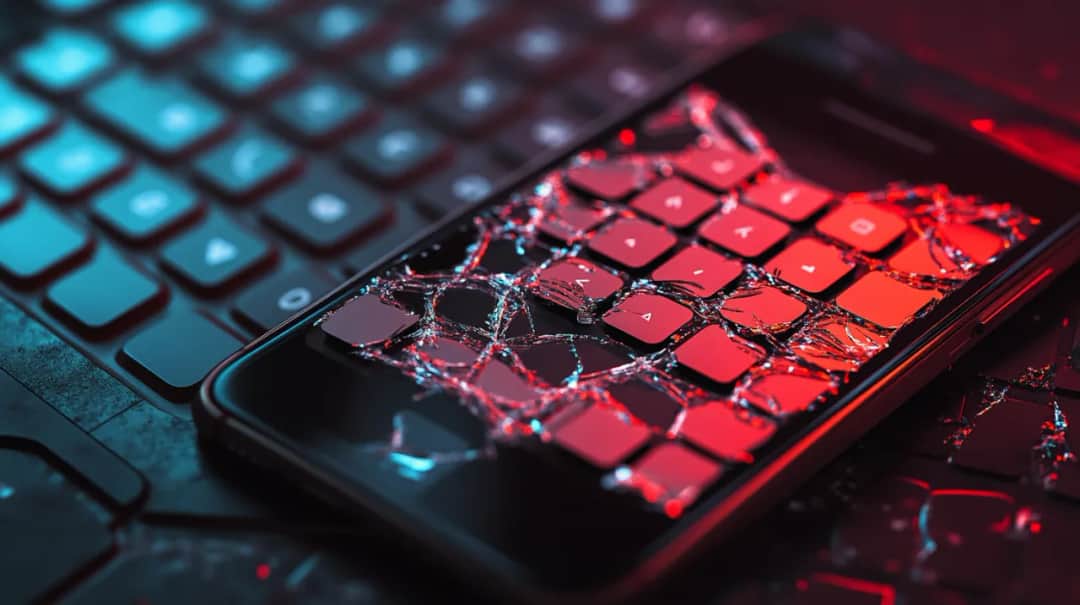 Pęk kluczy iPhone - Co zrobić, gdy pęknie klawiatura w iPhone?